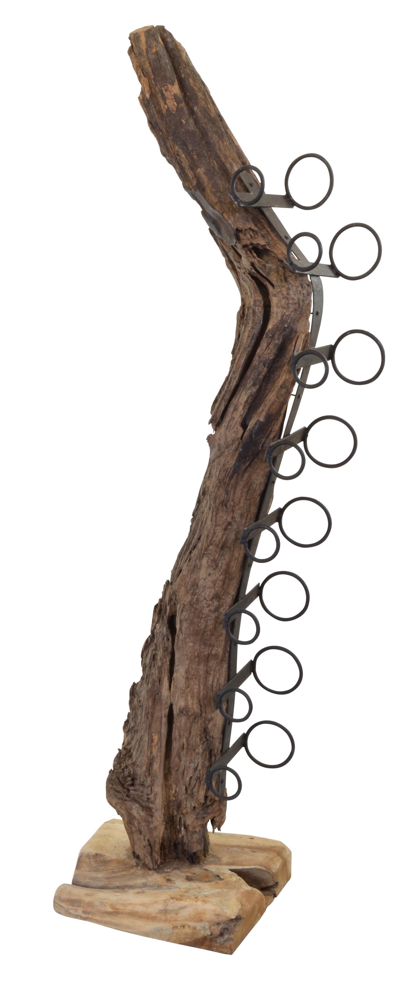 Teak Tree Root Wine Rack