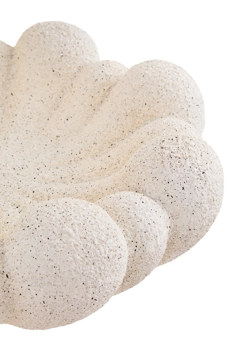 Soren Cream Bubble Design Bowl, alternative view.