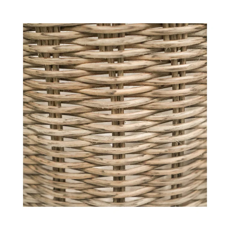 Polyrattan Natural Lined Planters - Set of Two