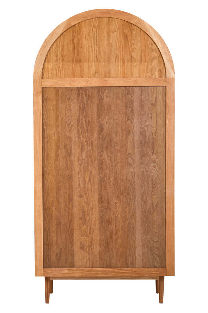 Arden Rattan & Oak 2 Door Wardrobe