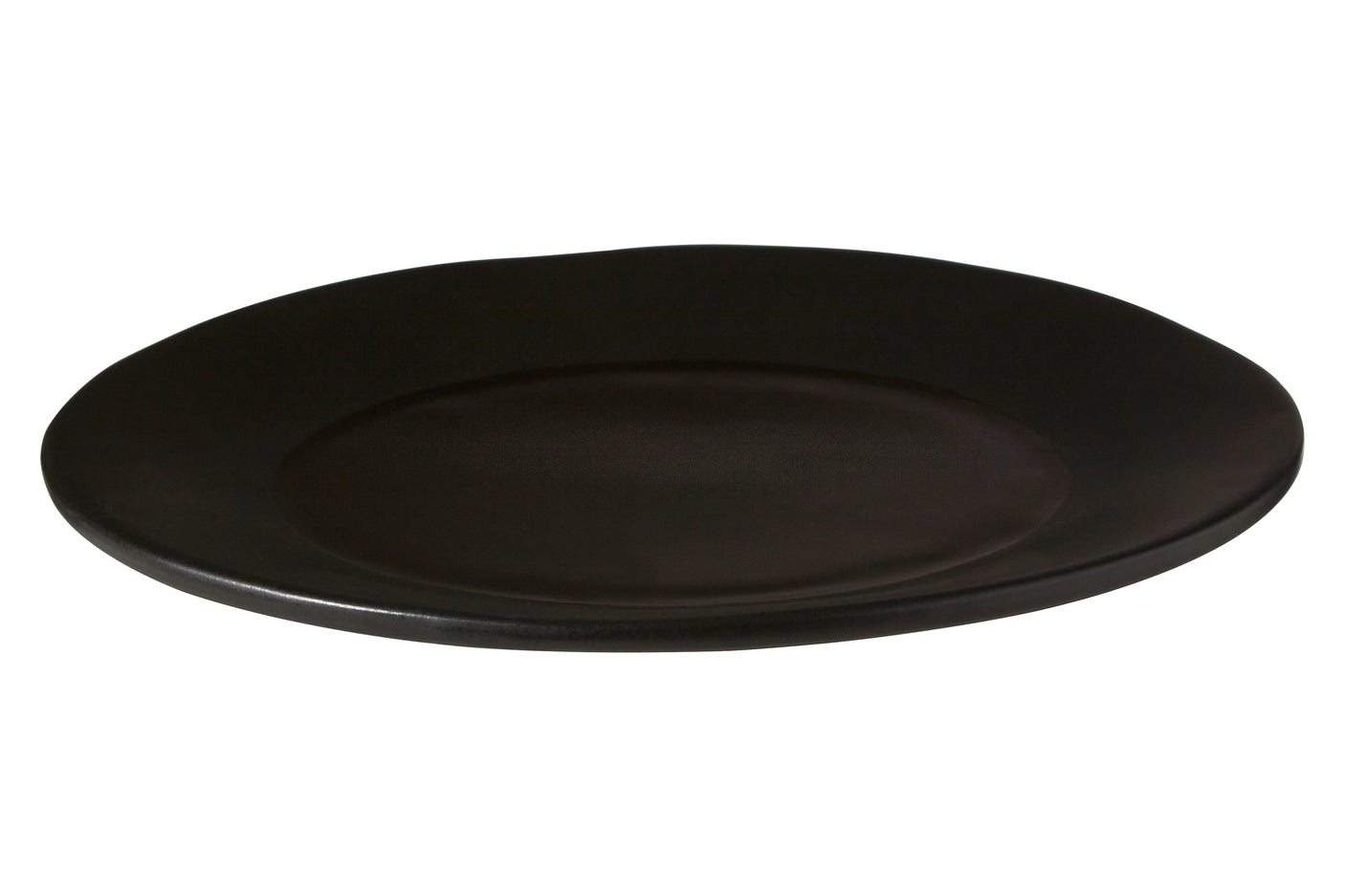 Vara Black Stoneware Dinner Plate