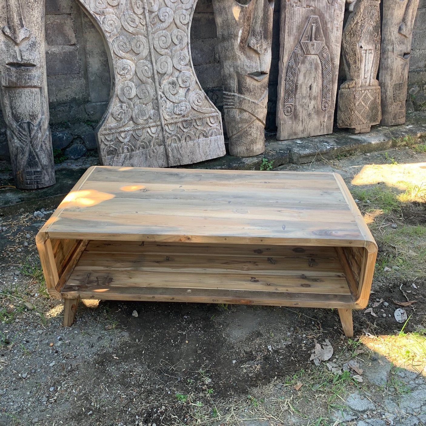 Recycled Wood Large Coffee Table