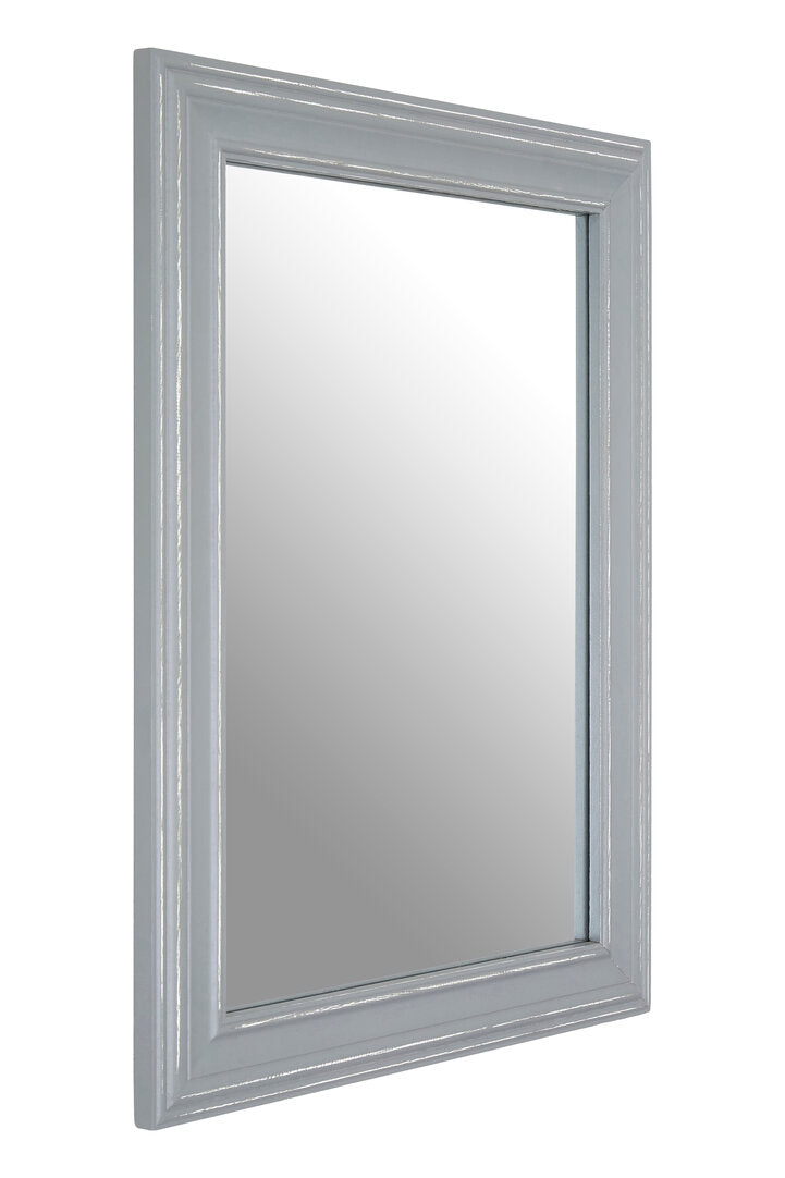 Oxford Grey Frame Rectangular Wall Mirror
