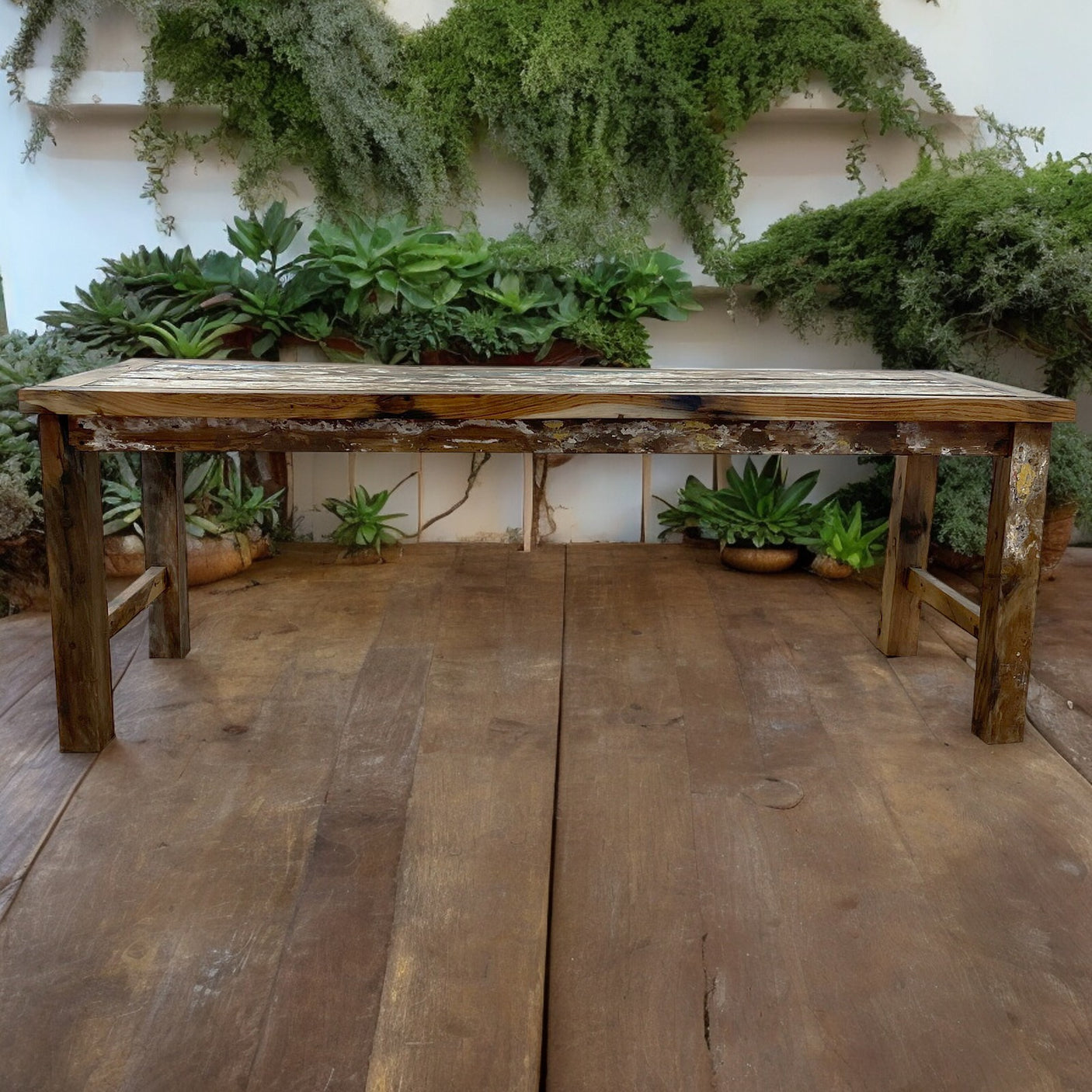 Recycled Wood Dining Table