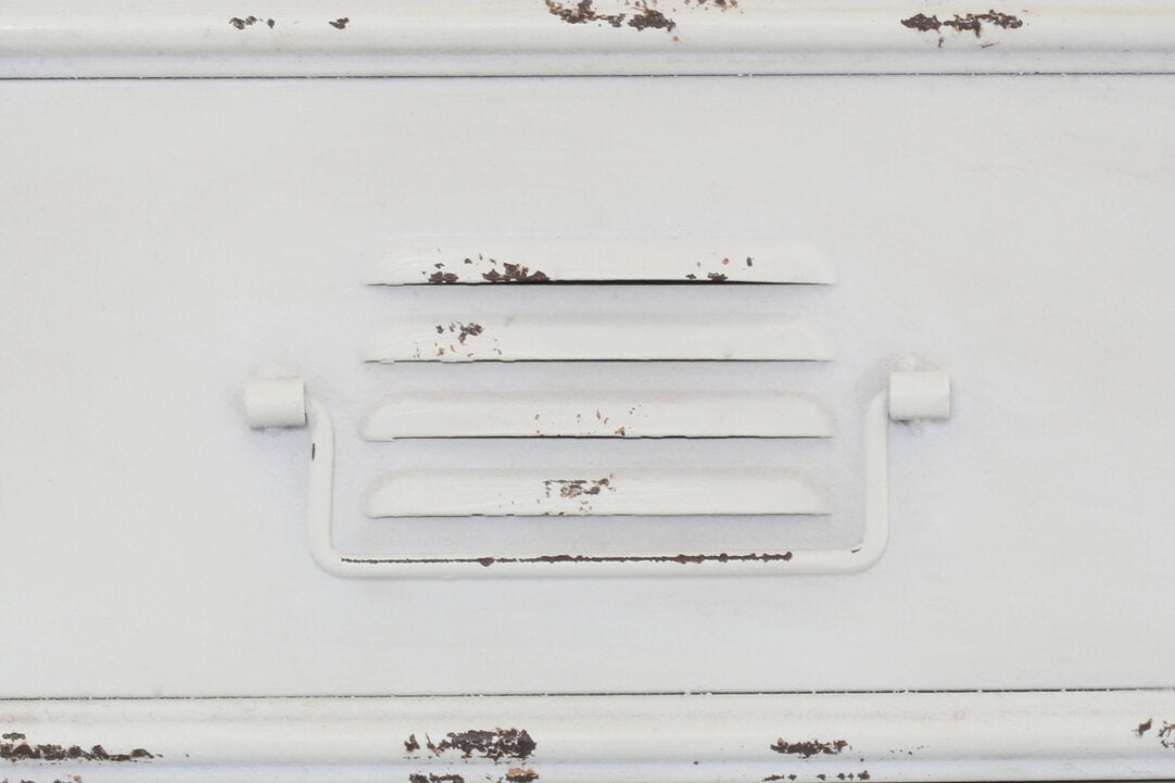 Borough Distressed Metal Display Cabinet