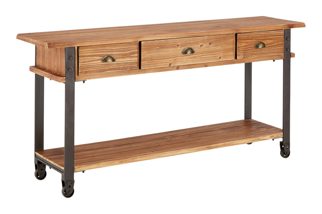 Forma 3 Drawer Console Table
