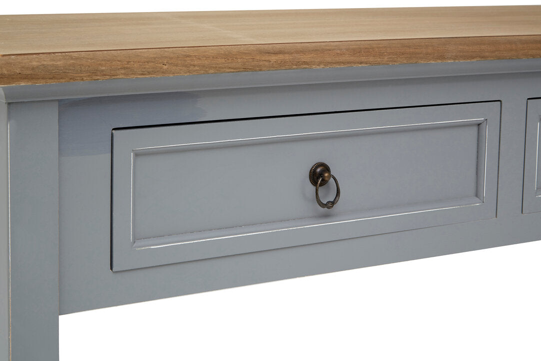 Oxford Antique Grey Console Table
