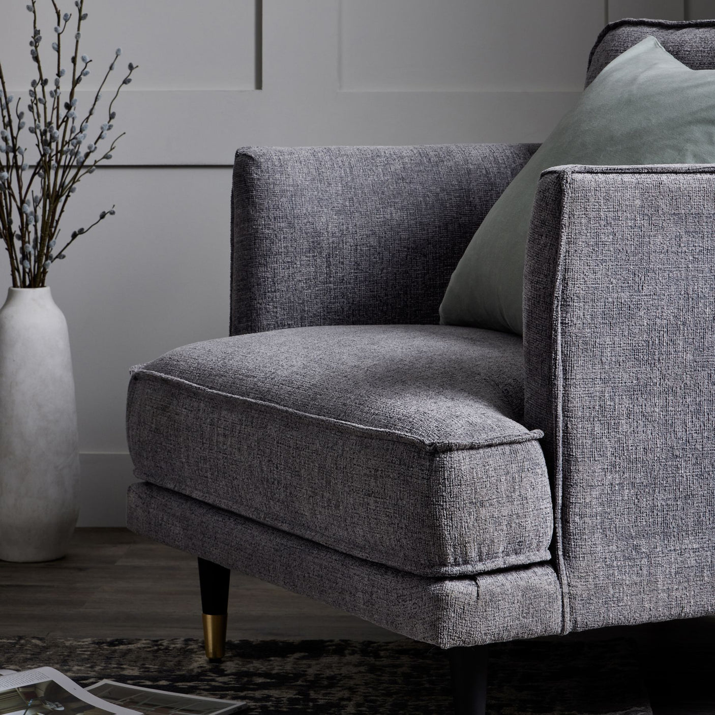Richmond Grey Large Armchair