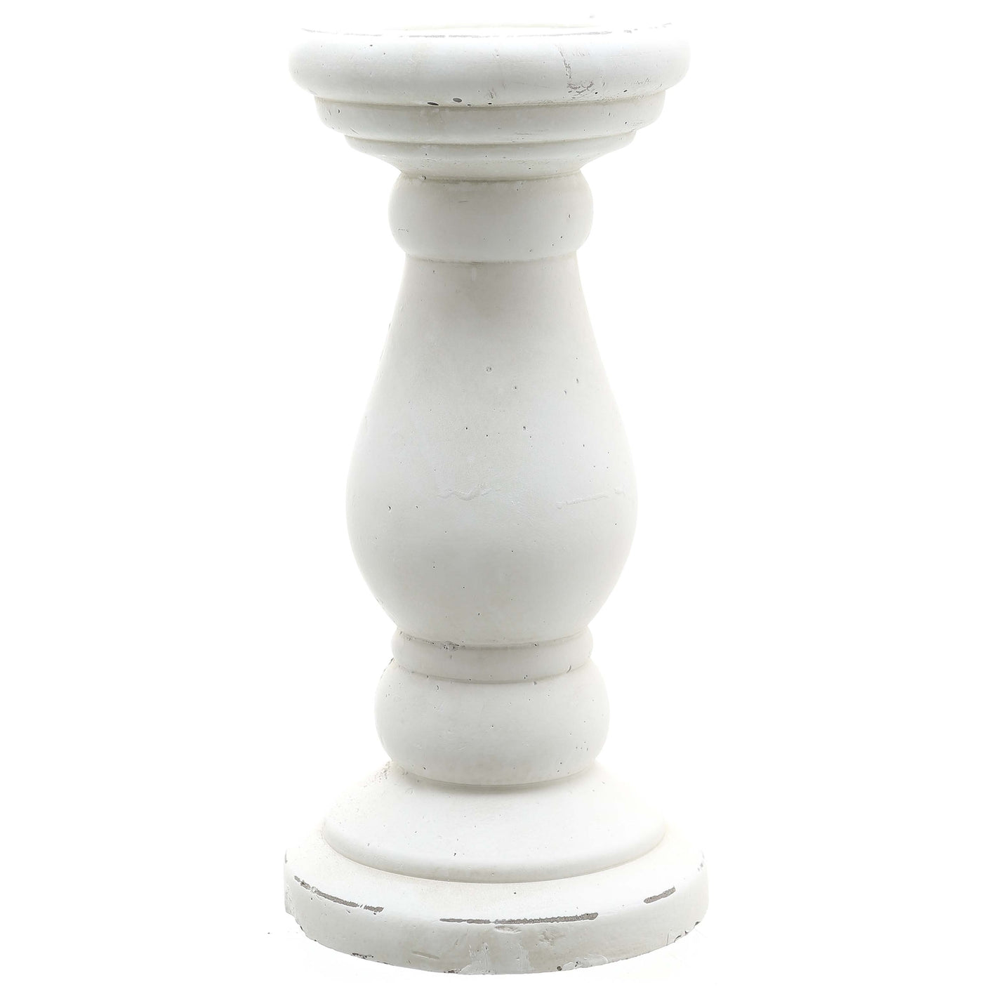Matt White Ceramic Candlesticks