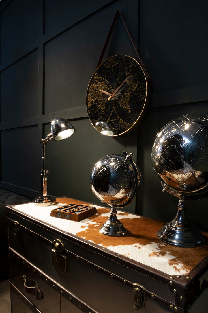 Westbury House Brown And White Cowhide Cabinet