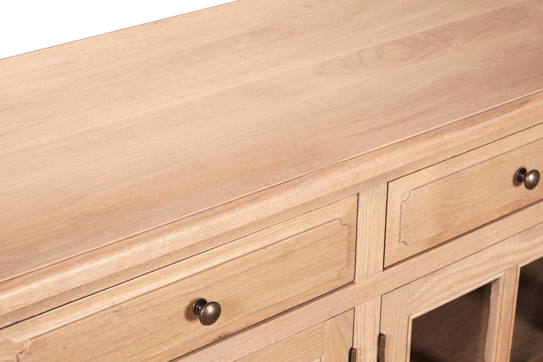 Arden Washed Oak Wooden Sideboard