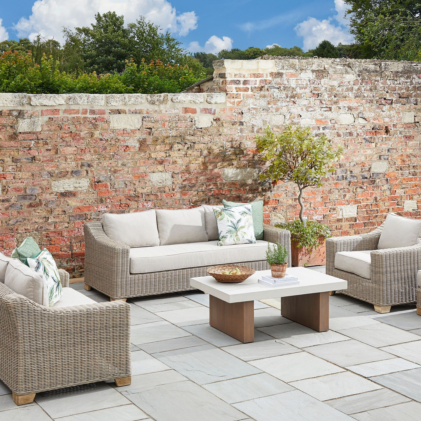 Capri Three Seater Outdoor Sofa