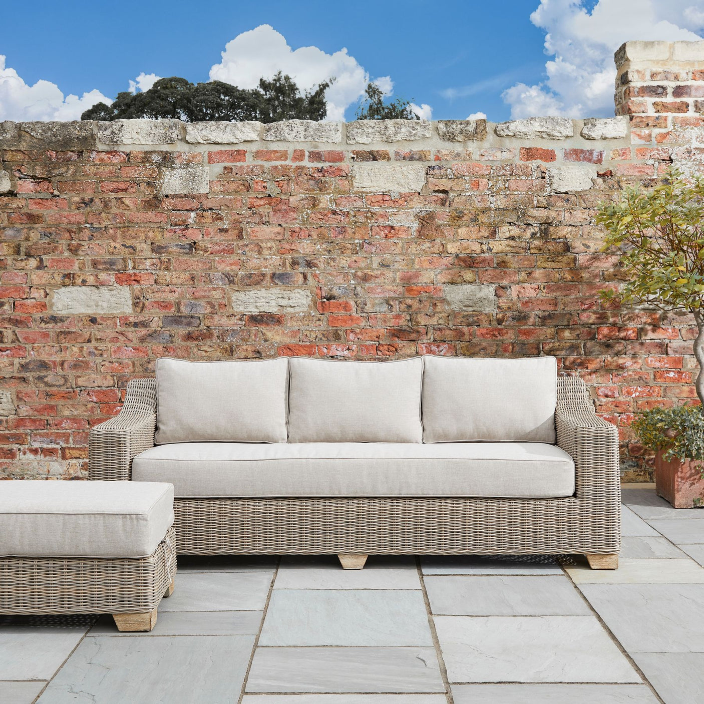 Capri Three Seater Outdoor Sofa