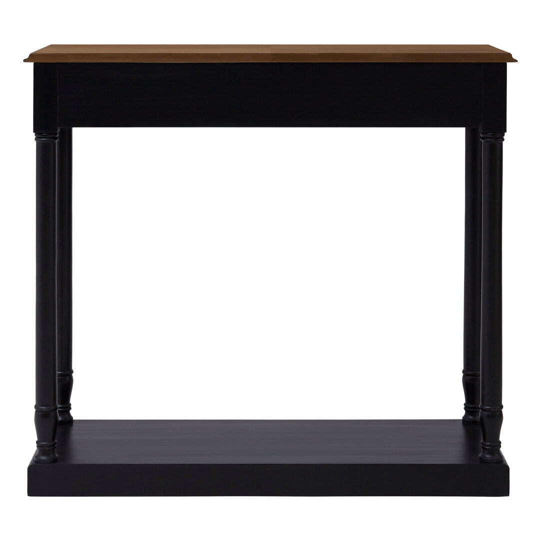 Vienne 1 Drawer Black Console Table