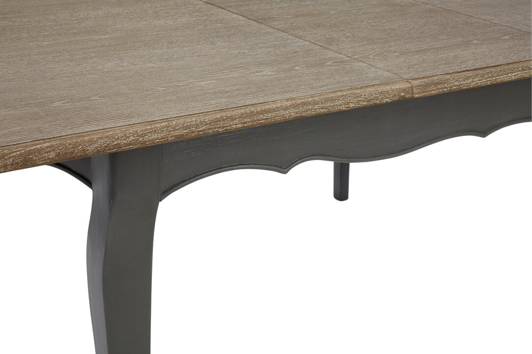 Vienne Dark Grey Extendable Dining Table
