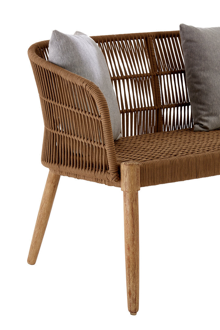 Kora 3 Seater Woven Rope Sofa