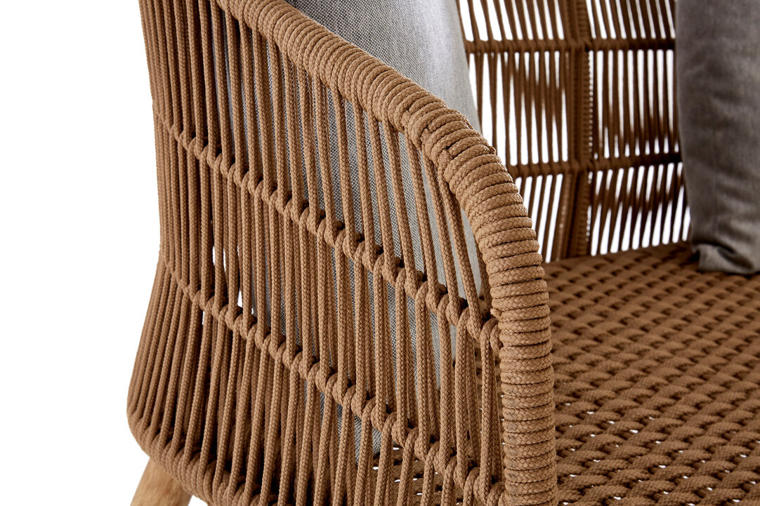 Kora 3 Seater Woven Rope Sofa