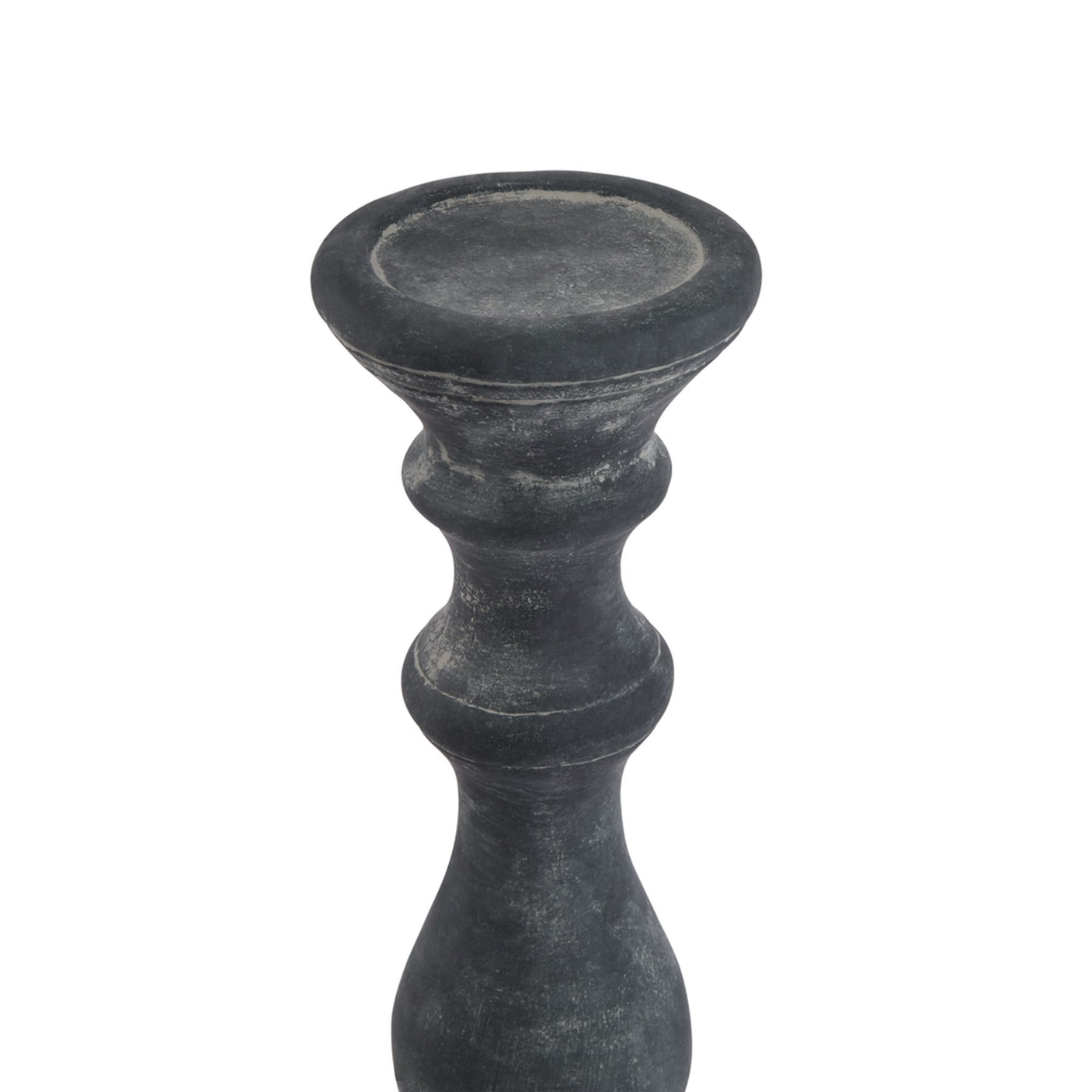 Amalfi Grey Column Candle Holder