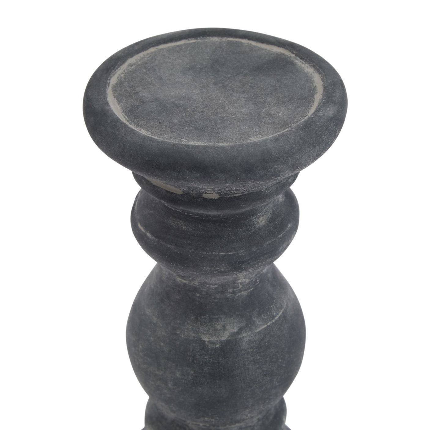 Amalfi Grey Column Candle Holder