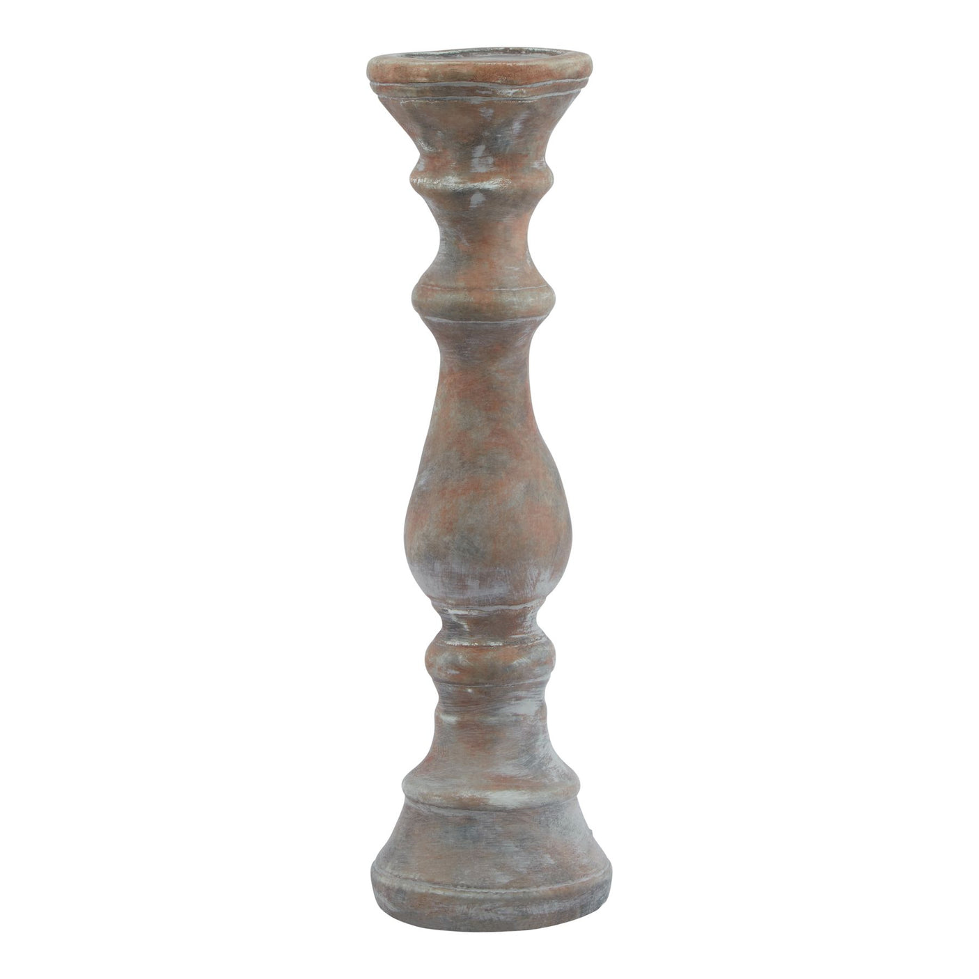 Siena Brown Column Candle Holder