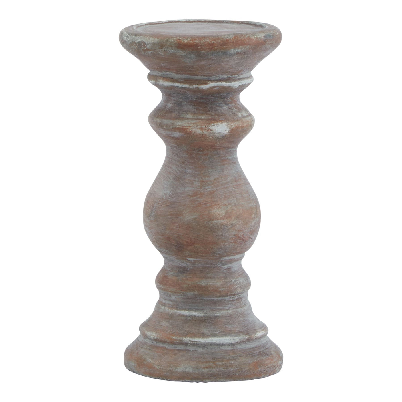 Siena Brown Column Candle Holder