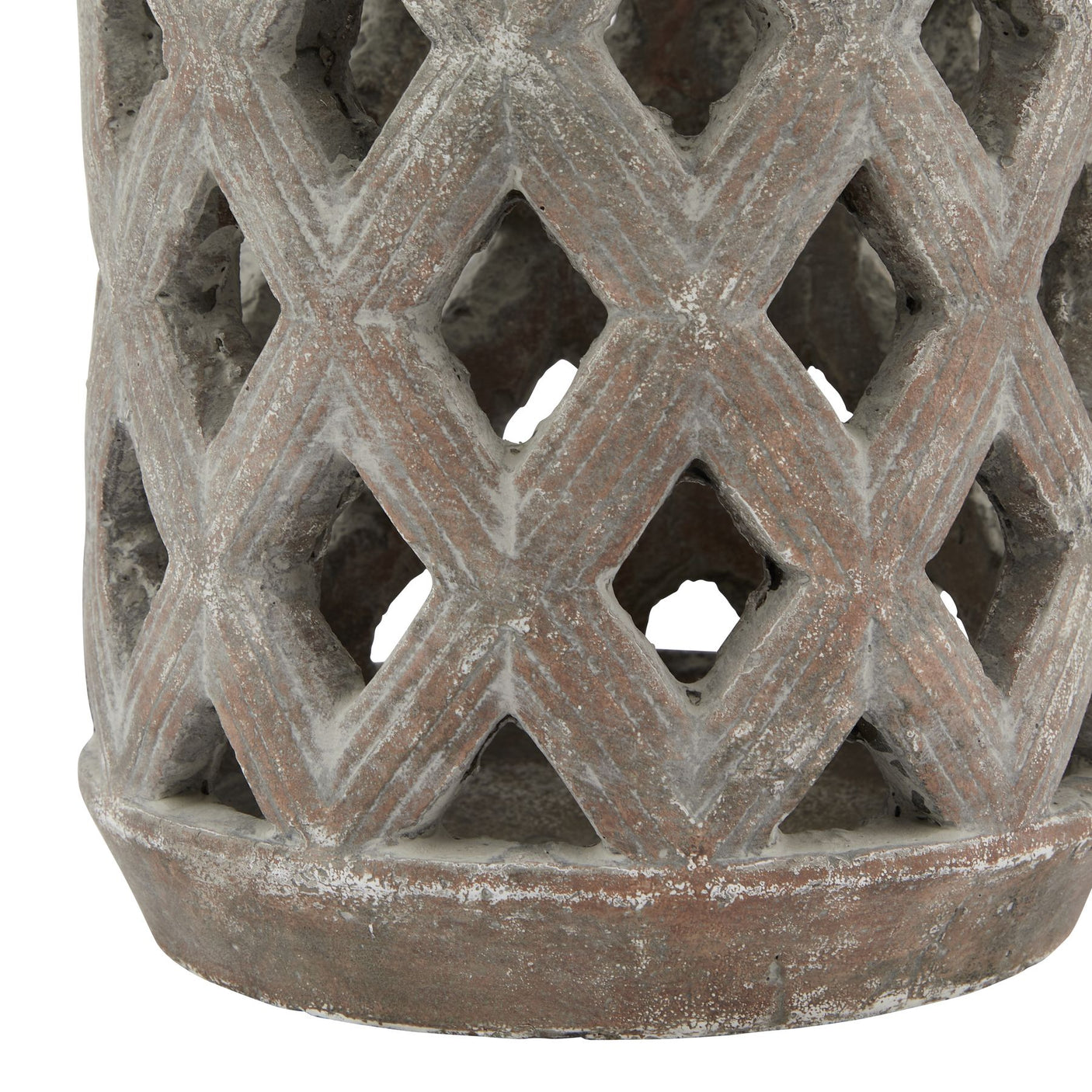 Siena Brown Lattice Lantern