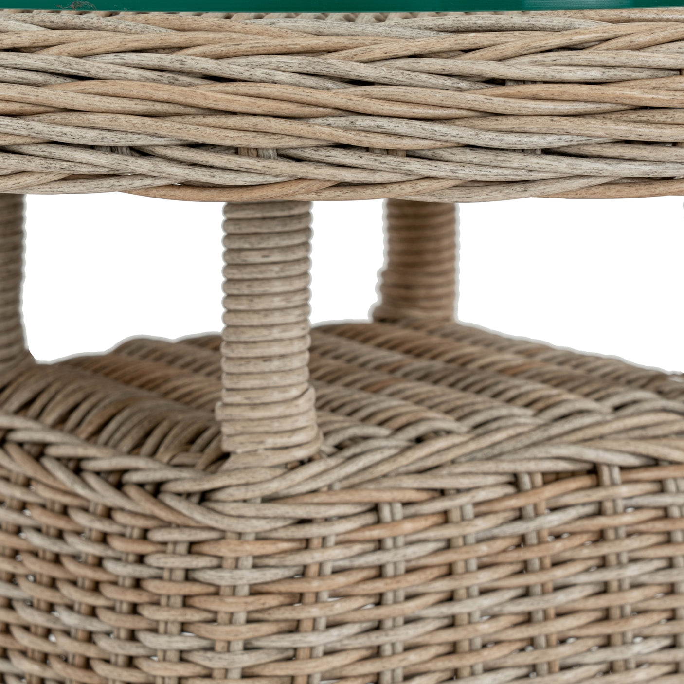 Amalfi Outdoor Bistro Table With Glass Top