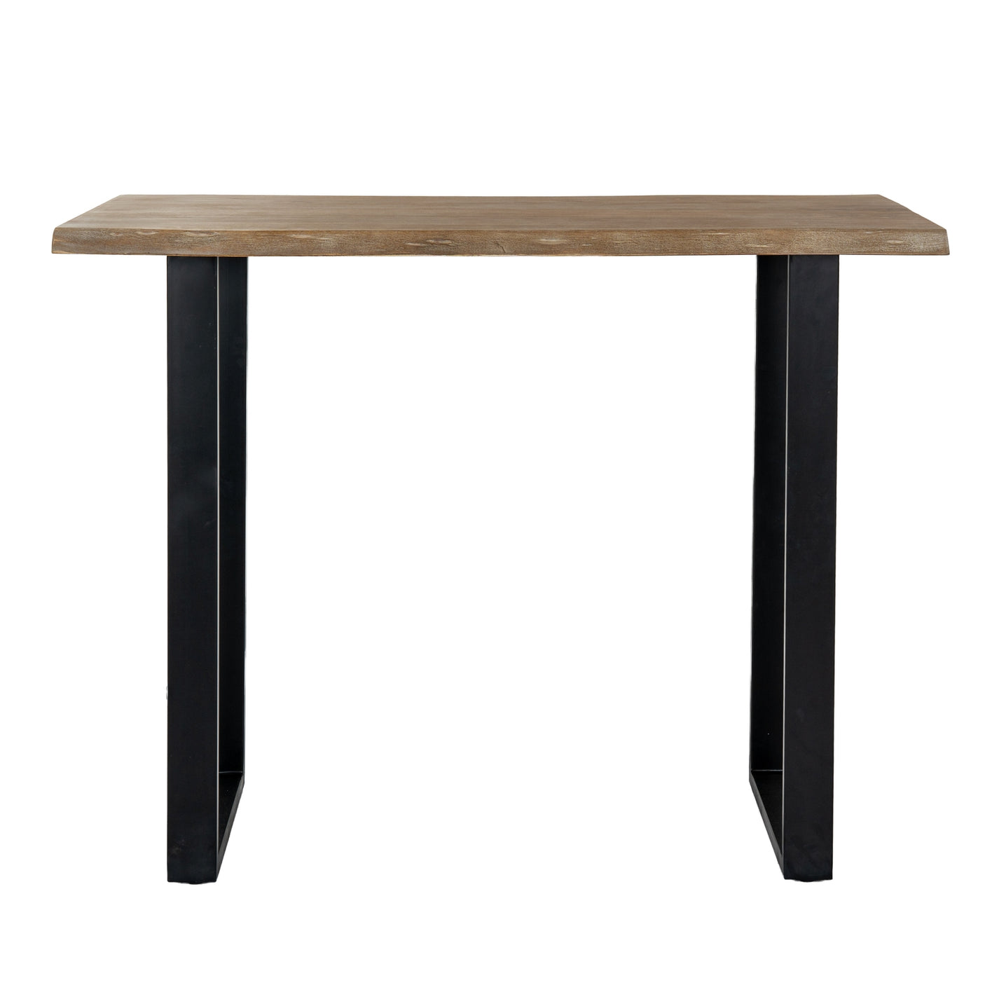 Light Acacia Live Edge Bar Table