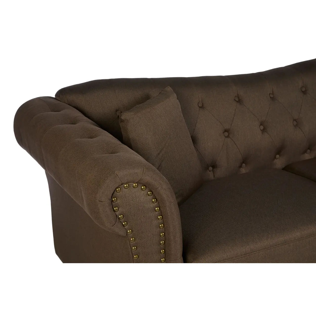 Painswick Three Seater Natural Chesterfield Sofa