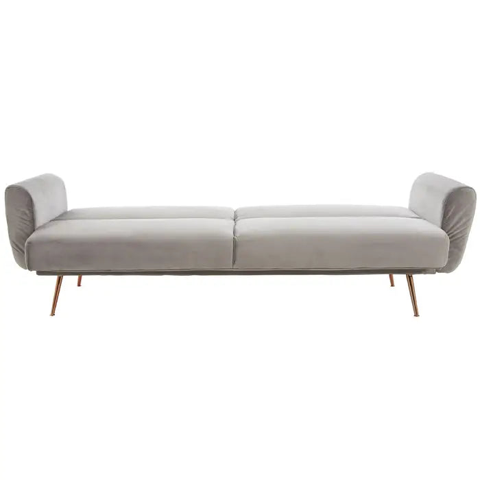 Broadway Grey Velvet Sofa Bed