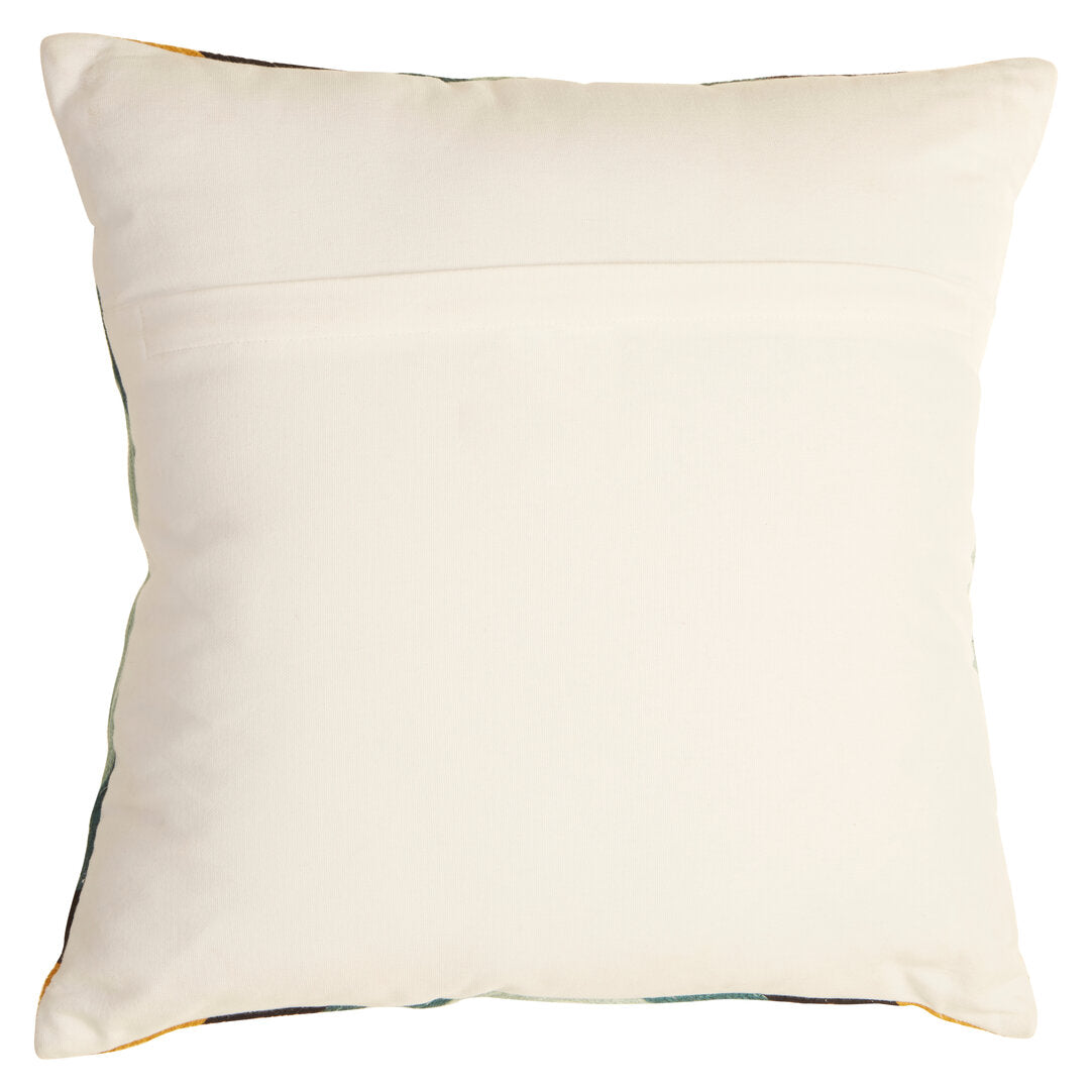 Nuvia Elora Hexagonal Design Embroidered Cushion