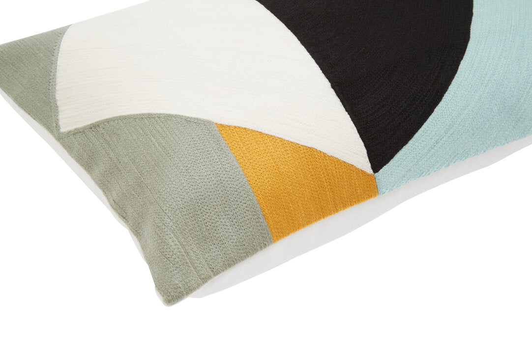 Nuvia Elora Multi Colour Rectangular Cushion