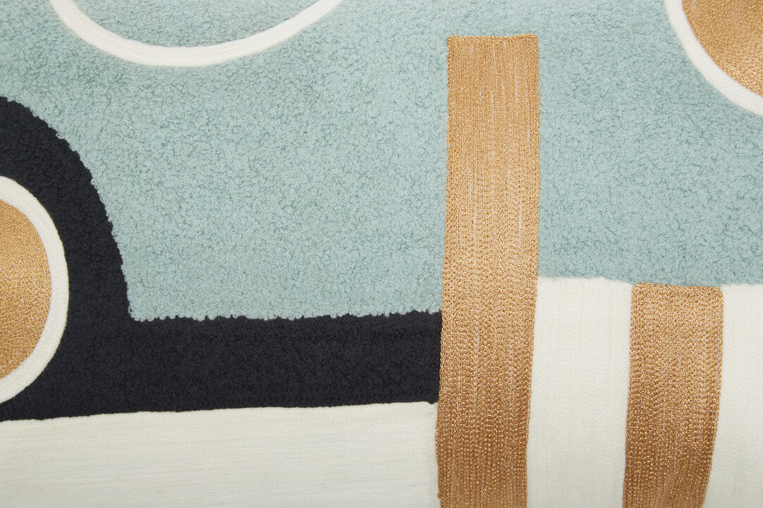 Nuvia Elora Abstract Rectangular Cushion