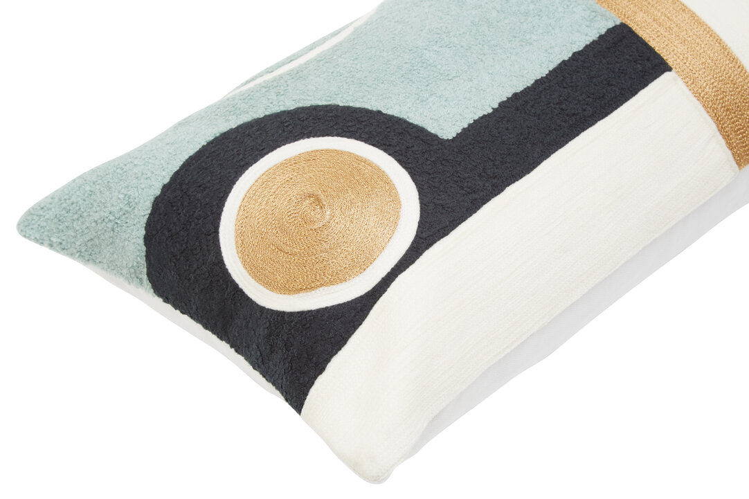 Nuvia Elora Abstract Rectangular Cushion