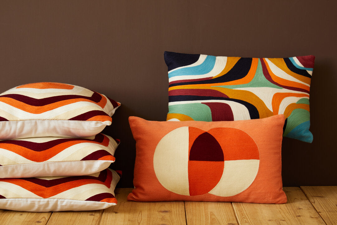 Nuvia Elora Multicolour Rectangular Cushion