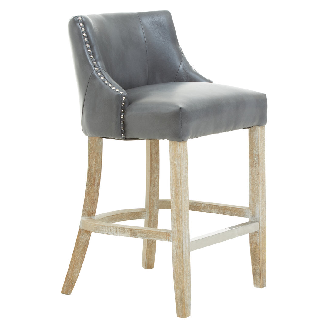 Westbury House Grey Stud Bar Chair