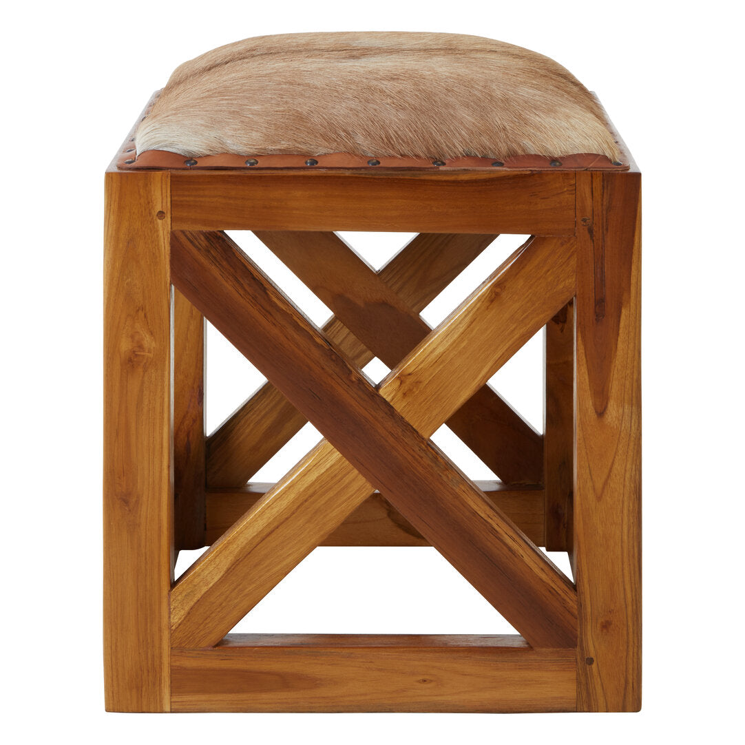 Jakarta Goat Leather Stool