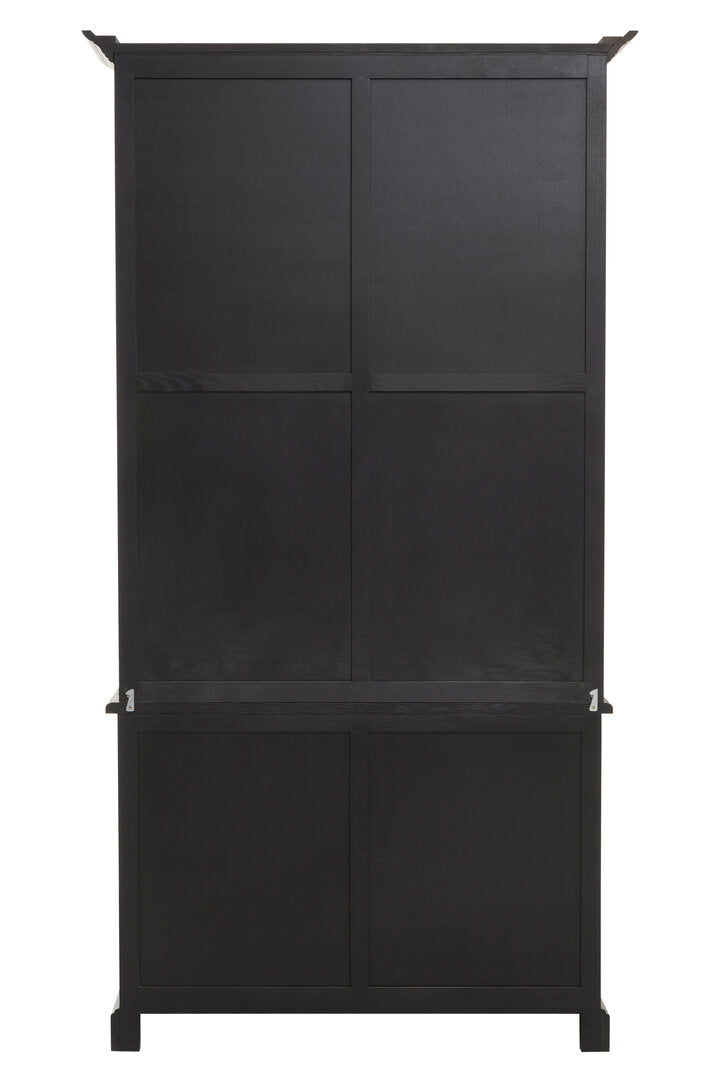 Arden Black Oak Tall Wooden Display Cabinet
