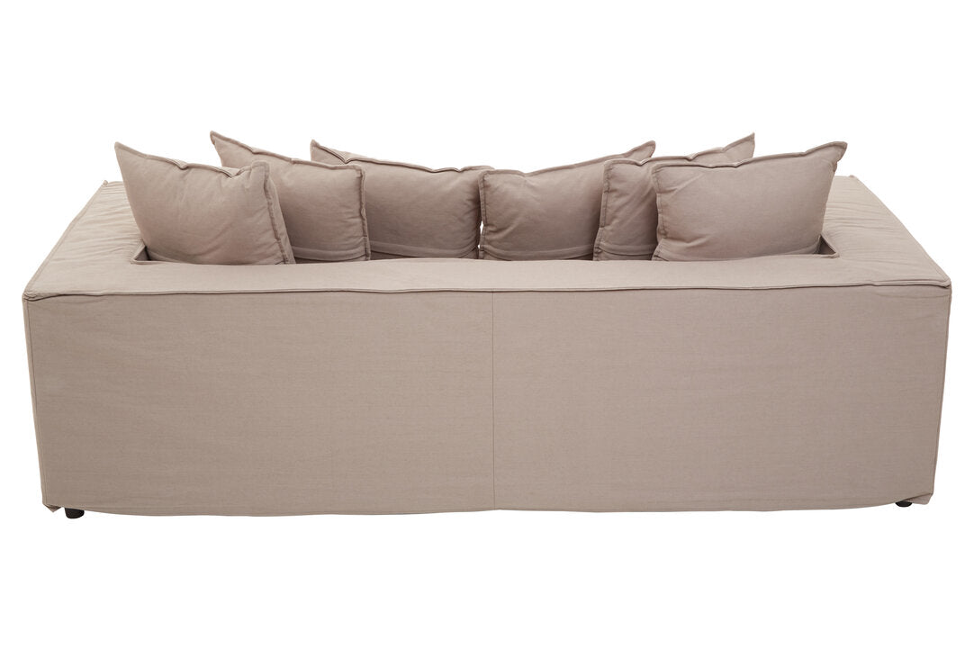 Versailles Three Seater Grey Sofa