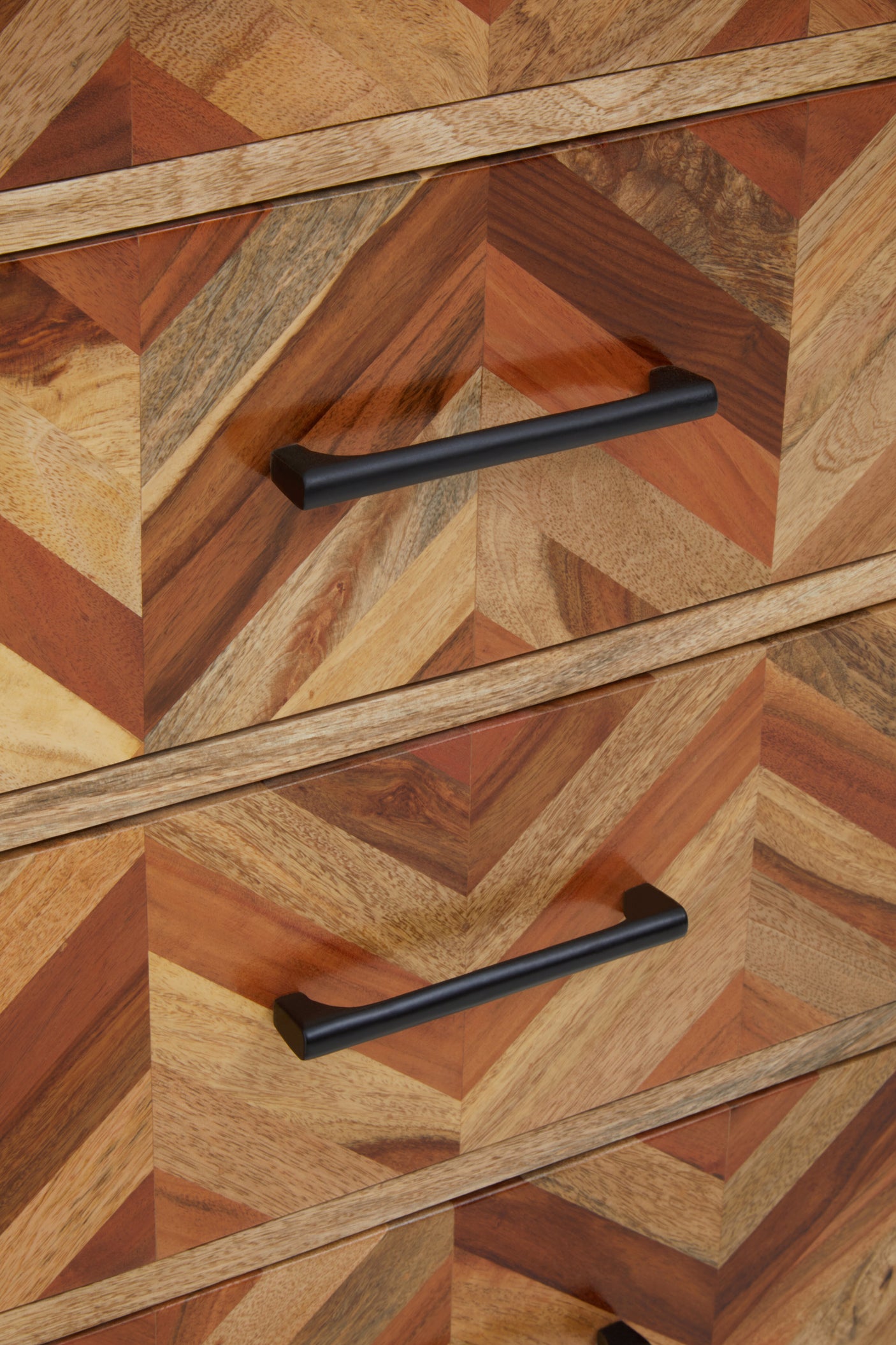 Tessera 5 Drawer Mango Wood Chest of Drawers