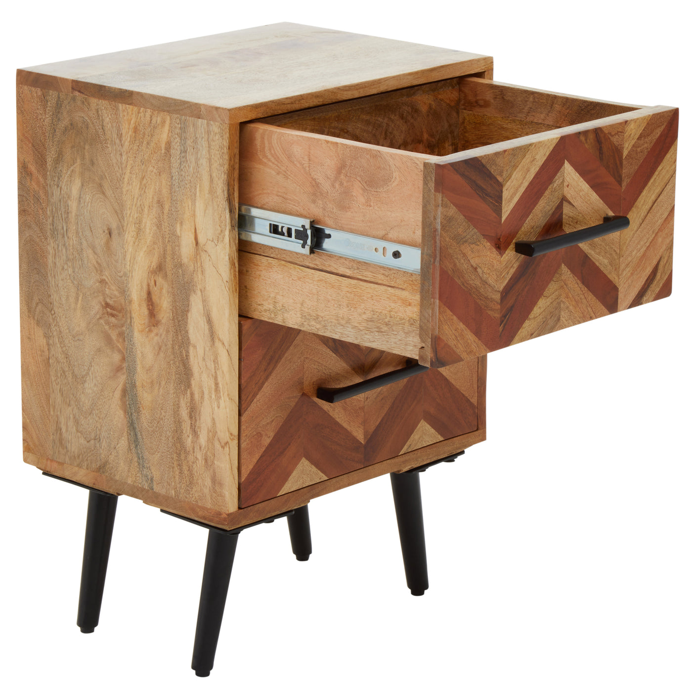 Tessera Mango Wood Bedside Table
