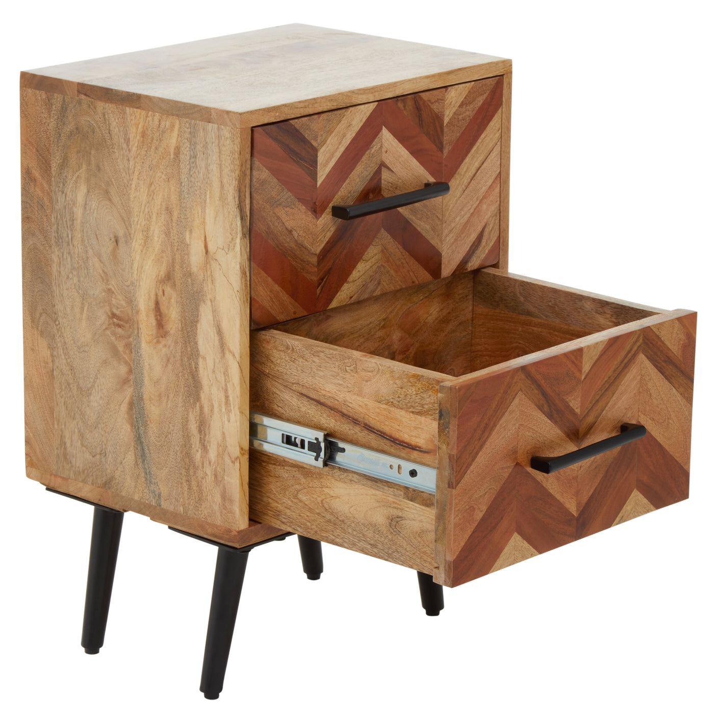 Tessera Mango Wood Bedside Table