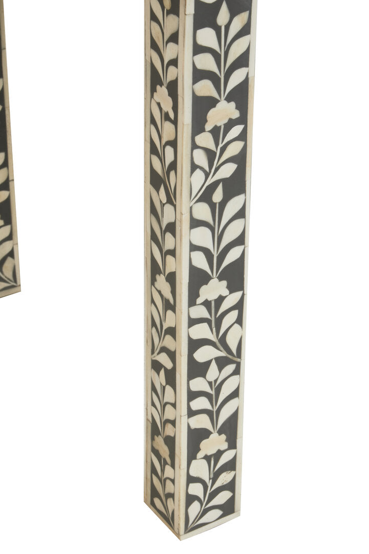 Axis Bone Inlay Desk with 3 Drawers