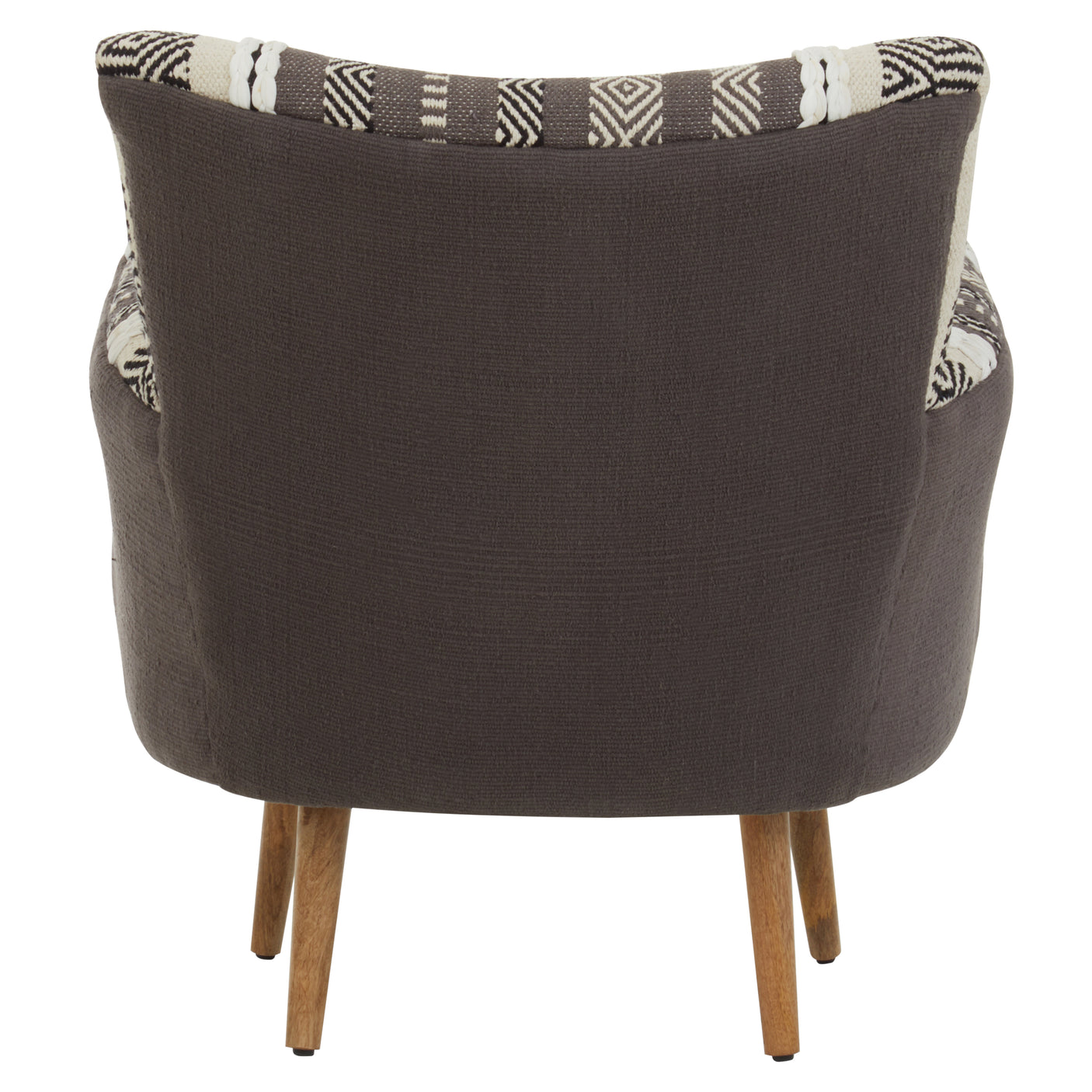 Taza Grey And White Armchair