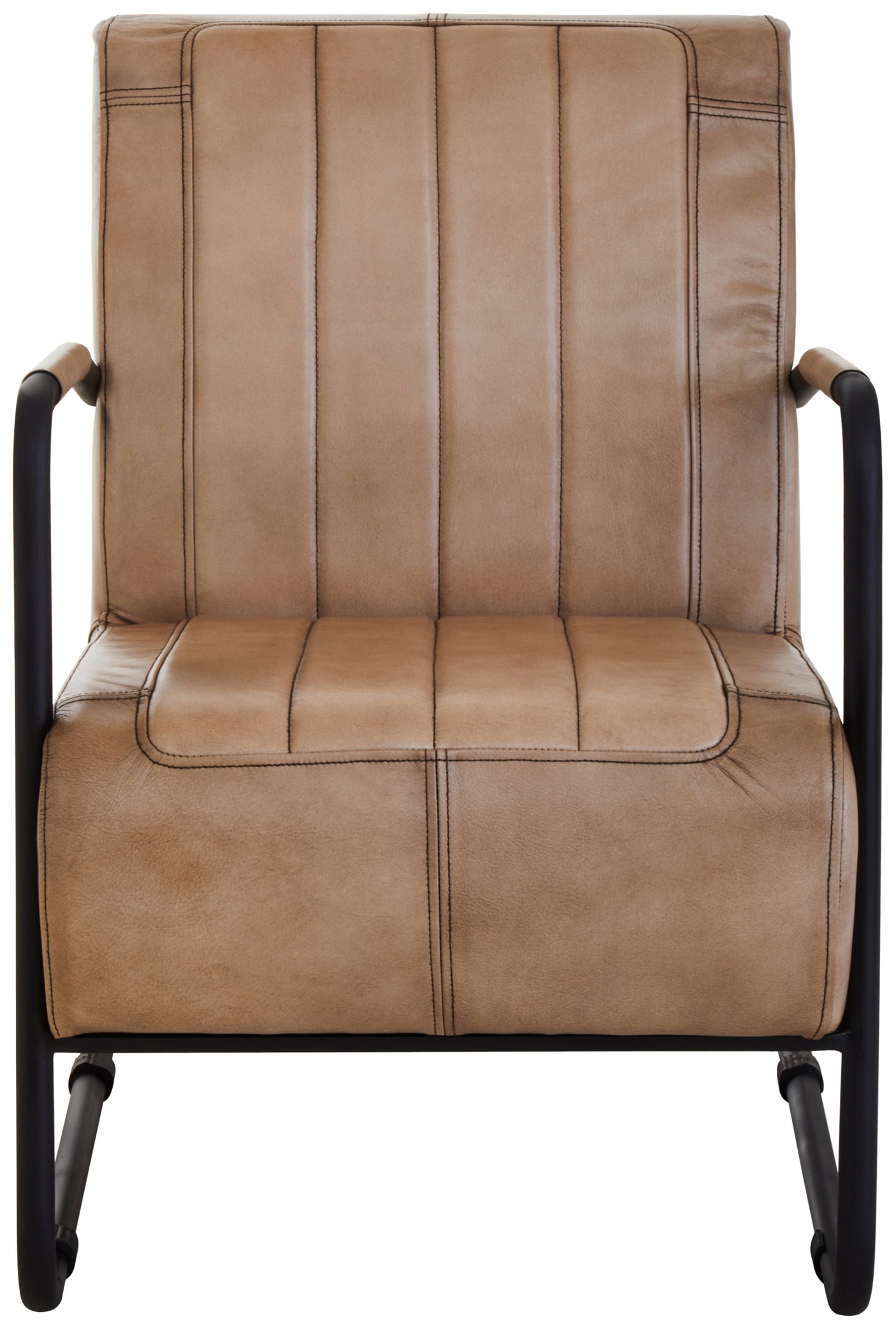 Forge Tan Leather Armchair