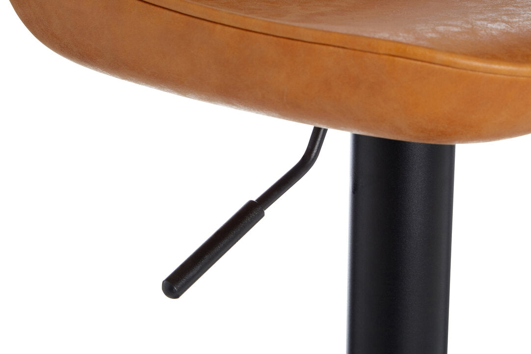 Halton Camel Brown Bar Stools Set of 2