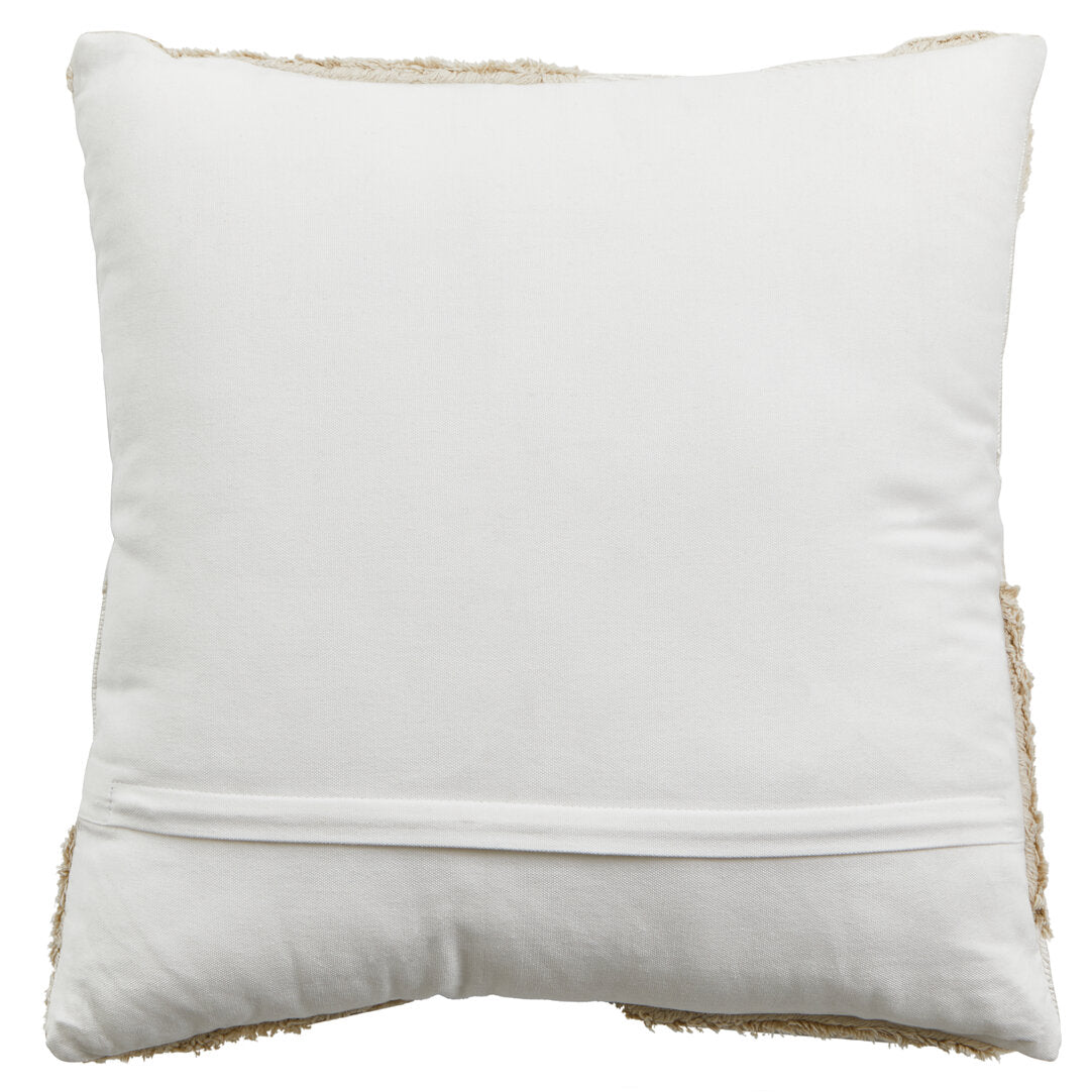 Nuvia Elora Cream Textured Cushion