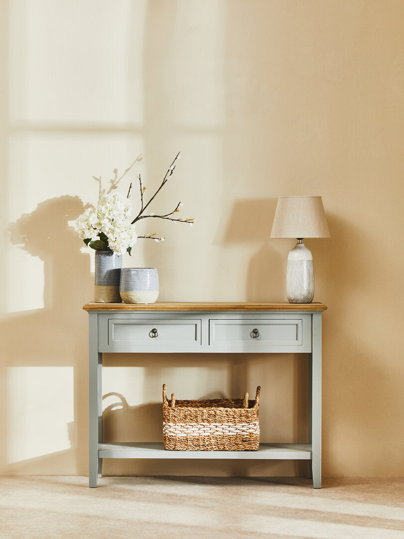 Oxford Antique Grey Console Table
