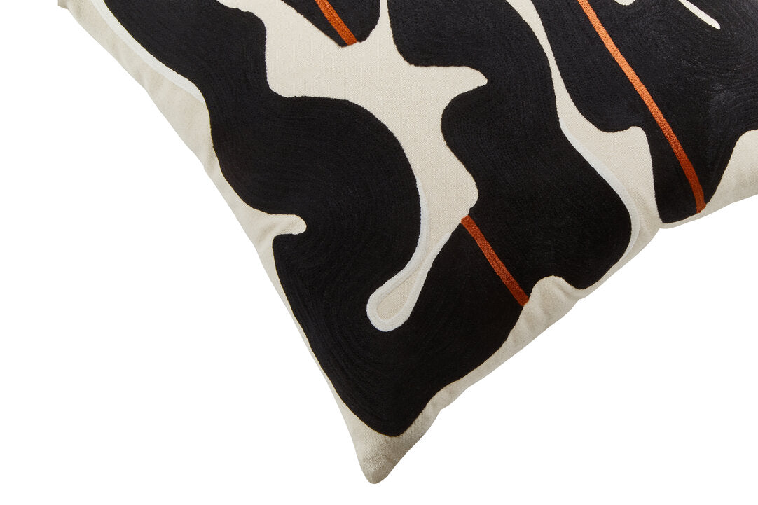 Nuvia Elora Black And Beige Cushion
