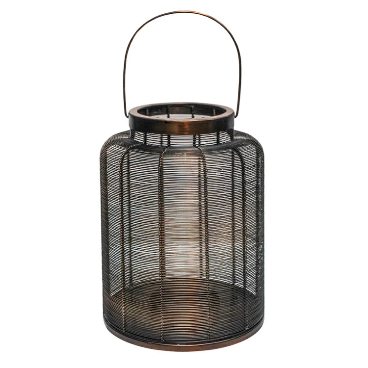 Hampton Copper-Weave Lantern